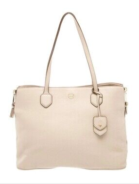 Tory Burch Authentic Signature Top Handle Leather Bag